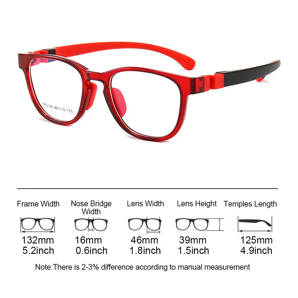 Anti Blue Light Kids Safety Optical Frame Blocking Eyeglasses