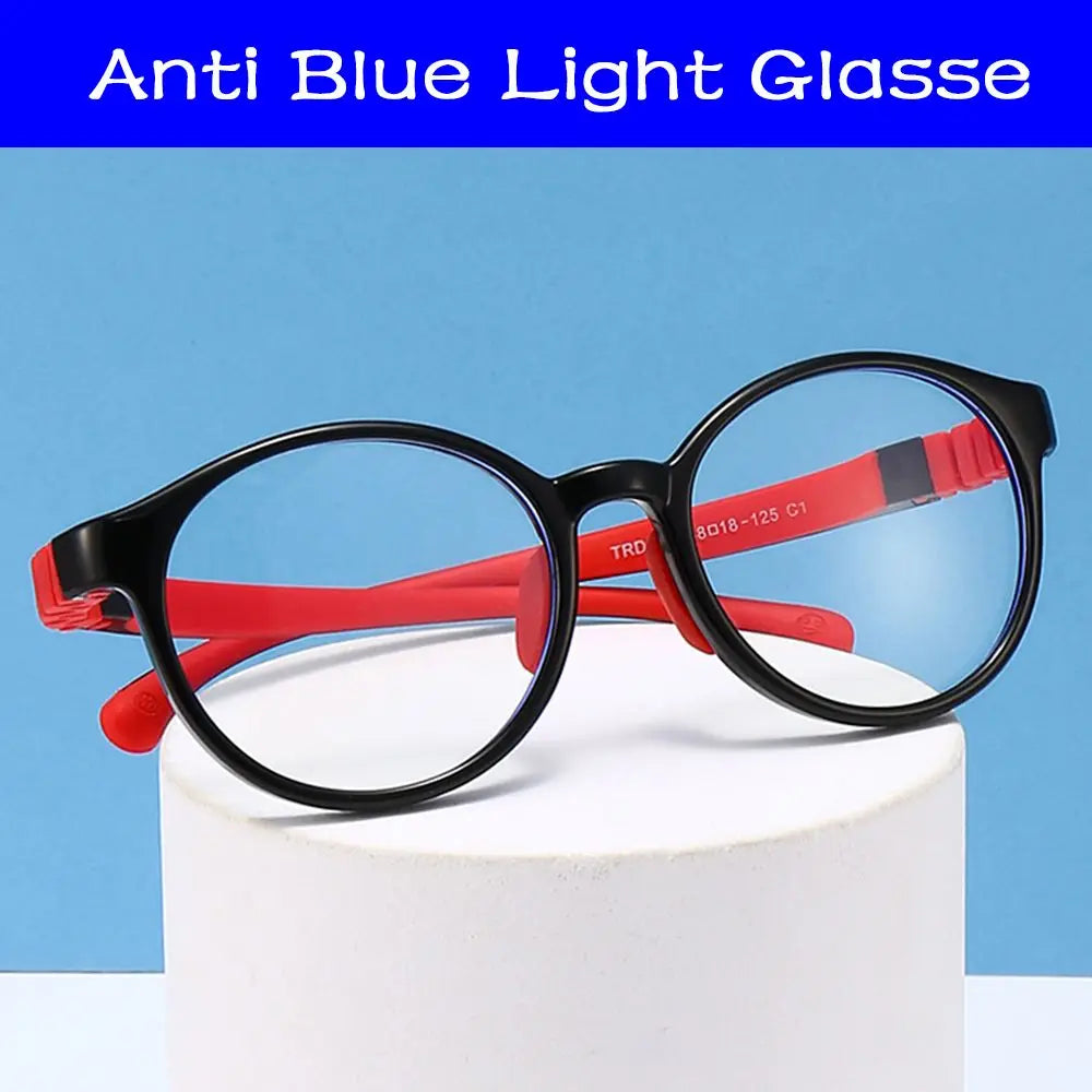 Anti Blue Light Kids Safety Optical Frame Blocking Eyeglasses