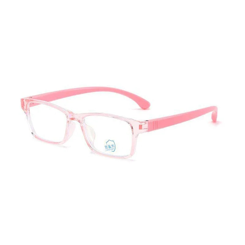 Kids Blue-Light Blocking Filter Gaming Goggles Silicone Frame Eyeglasses