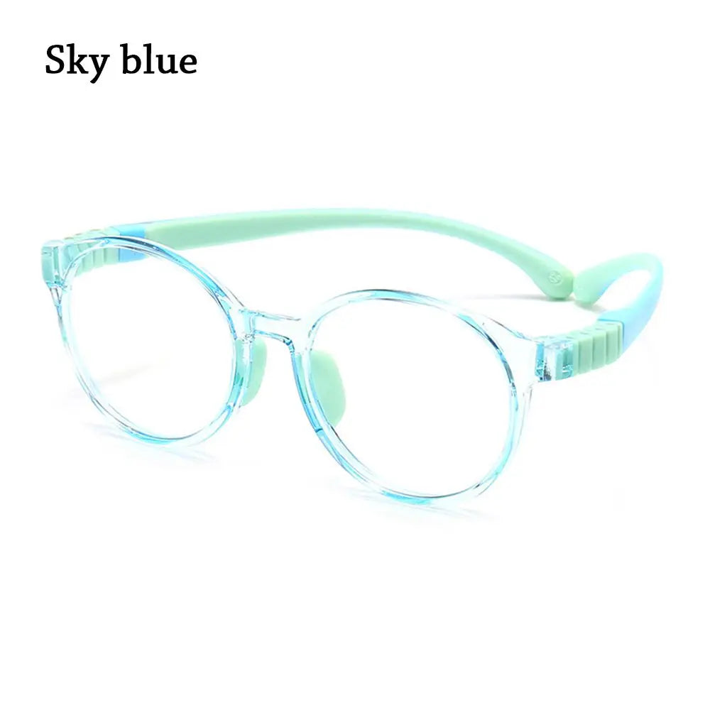 Anti Blue Light Kids Safety Optical Frame Blocking Eyeglasses